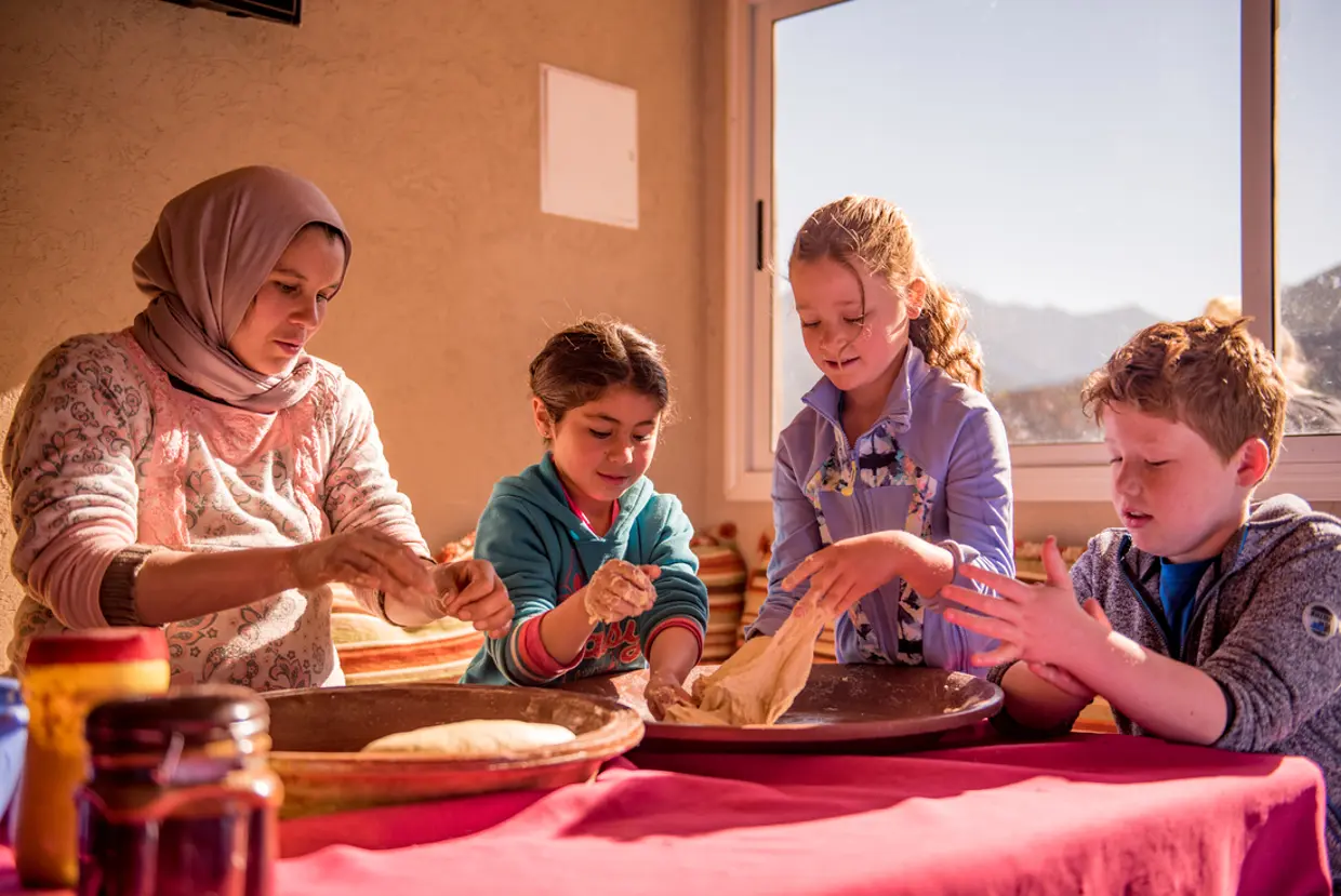 Darryl and Geoff on tour in Africa 